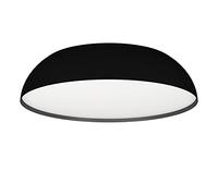 EGLO connect.z lámpara de techo LED Smart Home Tollos Z, ZigBee, app | y control por voz Alexa, color de luz ajustable (blanco cálido a blanco frío), foco metálica regulable en negro, Ø 55 cm