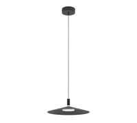 Eglo connect.z lámpara LED colgante Smart-Home Conomavilla-Z, metal, regulable, ZigBee, Matter, app y control por voz Alexa, luz cálida-fría, RGB, negra