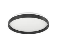 Eglo connect.z lámpara LED techo Moschettino-Z, ZigBee + Matter, app y voz Alexa, luz cálida-fría, RGB, regulable, negra-blanca, Ø 49,1 cm