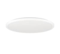 Eglo connect.z Rovito-Z Lámpara de techo LED para baño, domótica, ZigBee, aplicación y control por voz Alexa, blanco cálido y frío, RGB, atenuable, IP44, diámetro de 50 cm, blanco