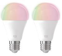 Eglo connect.z Smart Home bombilla LED E27, A60, ZigBee, control de voz y de la aplicación, regulable, colores ajustables, 806 lúmenes, 9 vatios (Paquete de 2)