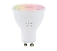 Eglo connect.z Smart Home Bombilla LED GU10, Matter, tecnología ZigBee, aplicación y control por voz Alexa, regulable, colores RGB, luz blanca cálida y fría, 420 lúmenes y 4,9 W