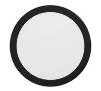 Eglo connect.z Smart Home foco empotrable LED para baño Fueva-Z, diámetro 216 mm, ZigBee, control de voz y de la aplicación, color de la luz, regulable, aluminio negro, IP44