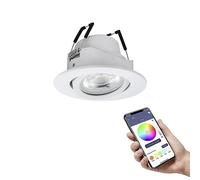 EGLO connect.z Smart Home foco LED empotrable Saliceto-Z, diámetro 88 mm