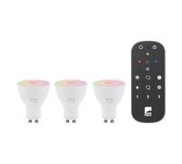 Eglo connect.z Smart Home Juego de 3 bombillas LED GU10, Matter, ZigBee