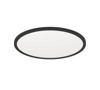 Eglo connect.z Smart Home lámpara de techo LED Rovito-Z, diámetro 42 cm, ZigBee, control de voz y de la aplicación, blanco cálido-blanco frío, retroiluminación RGB, regulable, negra