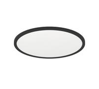 Eglo connect.z Smart Home lámpara de techo LED Rovito-Z, diámetro 42 cm, ZigBee, control de voz y de la aplicación, blanco cálido-blanco frío, retroiluminación RGB, regulable, negra