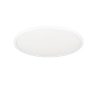 Eglo connect.z Smart Home lámpara de techo LED Rovito-Z, diámetro 42 cm, ZigBee, control de voz y de la aplicación, blanco cálido-blanco frío, retroiluminación RGB, regulable, blanca