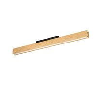 EGLO connect.z Smart Home LED lámpara de techo Anchorena Z, ZigBee, app y control Alexa, FSC100HB, color de luz ajustable (blanco cálido a blanco frío), RGB, regulable, luminaria de madera