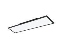 Eglo connect.z Smart Home panel LED Salobrena-Z, L x A 120 x 30 cm, ZigBee, control de voz y de la aplicación, colores ajustables, regulable, lámpara de techo de aluminio negro