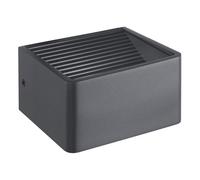 EGLO Doninni 1 Lámpara led de pared para exteriores de 1 foco, aplique de aluminio y plástico en color antracita, blanco cálido, IP44