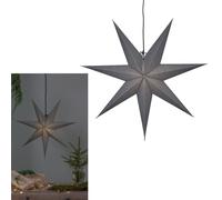 Eglo Estrella De Navidad Frozen De Papel Gris Colgante 70cm E14 230V