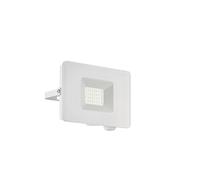 Eglo FAEDO 3 Aplique de pared para exterior Blanco SMD LED Module LED 20 W Iluminación al aire libre, Aplique de pared para exterior, Blanco, Aluminio, Vidrio, IP65, I, Transparente