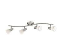 Eglo 88474 Interior Apto para uso en interior E14 Surfaced lighting spot 160W Níquel punto de iluminación - Punto de luz (Níquel, Surfaced lighting spot, Vidrio, Acero, IP20, Blanco, I)