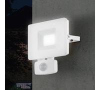 EGLO Foco de exterior LED Faedo 3, sensor, blanco, 20W