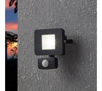 EGLO Foco de exterior LED Faedo 3, sensor, negro, 10W