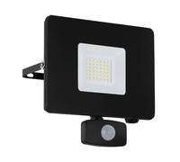 EGLO Foco de exterior LED Faedo 3, sensor, negro, 30W