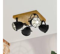 EGLO Foco de techo Gatebeck, cuadrado, 4 luces True