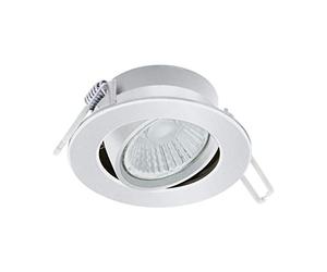 Eglo - Foco empotrable (aluminio, 6 W), color blanco