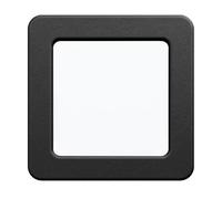 Eglo Foco empotrable LED Fueva 5, 11,7 cm, acero con superficie de luz de plástico, negro o blanco, diseño plano, profundidad de empotramiento 26 mm, luz neutra