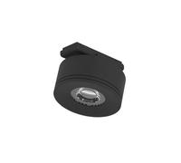 Eglo Foco LED para sistema de riel Track Plus, regulable, accesorio para riel de techo, plástico negro, luz cálida-fría, Ø 8,7 cm