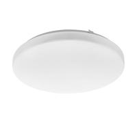 Eglo Frania-Z connect.z Smart Home Lámpara de techo LED, tecnología ZigBee | metal y plástico blanco, aplicación y control por voz Alexa, luz blanca cálida y fría, RGB, regulable y diámetro de 31 cm