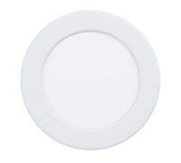 Eglo Fueva 6-Z Connect.z Foco LED para baño empotrable, planos, diámetro de 11,7 cm, ZigBee, control por voz Alexa y aplicación, RGB, blanco cálido y frío, atenuable, metal, blanco, IP44