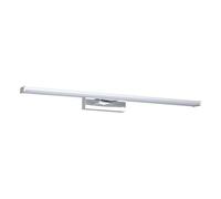 Eglo Galenzana-E Lámpara LED para espejo de baño, fabricada en metal de color cromado y plateado y plástico blanco, con luz blanca neutra y protección contra salpicaduras IP44
