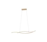 Eglo Grisolia Lámpara colgante LED sobre mesa de comedor, lámpara