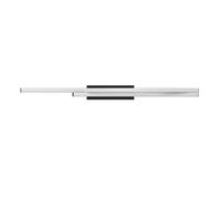 Eglo Grisolia Lámpara de techo LED, lámpara de techo curvada, lámpara de salón de metal y plástico en negro, color de luz blanco neutro, 84,9 cm