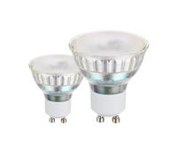 Eglo Juego de 2 lámparas GU10, 2 focos LED, luz reflectora de 4