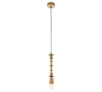 Eglo lámpara colgante Avoltri para comedor, luminaria para sala y comedor, luz de comedor de madera de roble, pendiente con casquillo E27
