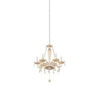 Eglo Lámpara colgante Basilano, candelabro vintage de 6 luces