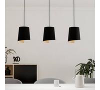 EGLO Lámpara colgante Bolivia color negro/arena, 3 luces