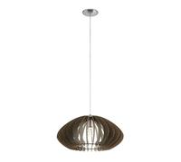 Eglo Lámpara colgante Cossano 2, 1 luz, vintage, acero y madera