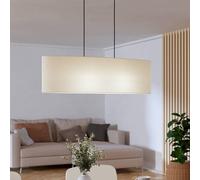 EGLO Lámpara colgante Febres, negro/blanco, 2 luces.