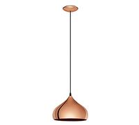 Eglo Lámpara colgante Hapton, lámpara suspendida estilo industrial vintage de metal en cobre, lámpara para mesa de comedor y salón con casquillo E27, Ø 29 cm