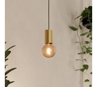 EGLO Lámpara colgante Pozueta 1, 1 luz, latón