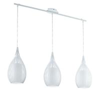Eglo Lámpara colgante Razoni, moderna con 3 luces, material de acero