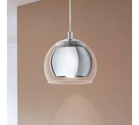 EGLO Lámpara colgante Rocamar 1 luz en cromo True