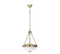 Eglo Lámpara colgante Savoy de 2 luces, lámpara vintage rústica, colgante