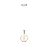 Eglo YORTH iluminación de suspensión Montaje flexible Níquel E27, Iluminación de suspensión, Montaje flexible, Níquel, Níquel, Acero, IP20, II