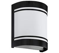 Aplique de pared exterior eglo cerno acero galvanizado negro