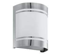 EGLO Lámpara de pared exterior Rosada-E, para fachada, acero inoxidable