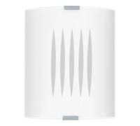 EGLO Lámpara de pared Grafik, lámpara de techo clásica de 1 luz, aplique | de metal y vidrio esmerilado, lámpara de techo con diseño lineal, lámpara para salón y pasillo con casquillo E27