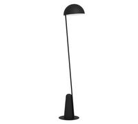EGLO lámpara de pie Aranzola, diseño minimalista, luz metálica en negro, iluminación de lectura y salón, iluminador de salón con casquillo E27