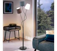 EGLO Lámpara de pie Maronda con 3 pantallas textiles