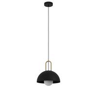 Eglo lámpara de suspensión Calmanera, iluminación de metal en negro