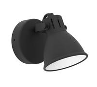 Eglo Lámpara de techo con focos, Negro