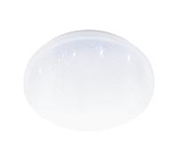Eglo Lámpara de techo LED Pogliola-E, iluminación plana con efecto cristal
